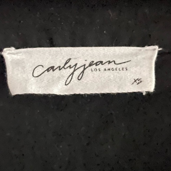 Carly Jean Los Angeles Black Alice Boho Blouse Size XS - Picture 7 of 8